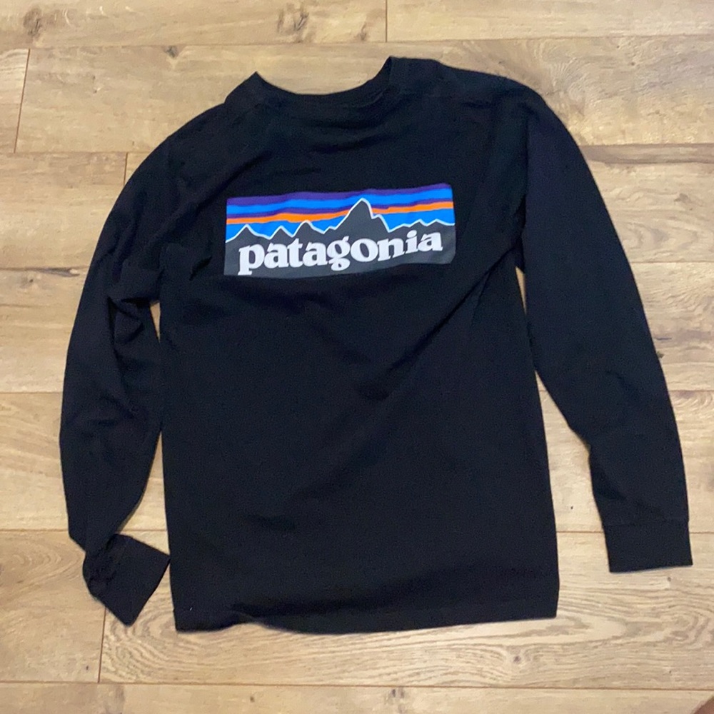 Black Patagonia Long Sleeve T